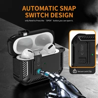 "Tech-Protect Carbonox MagSafe" dėklas "AirPods Pro" - juodas