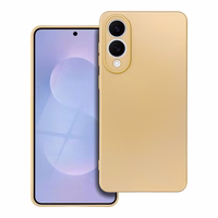 METALLIC dėklas telefonui SAMSUNG S25 Edge auksinis