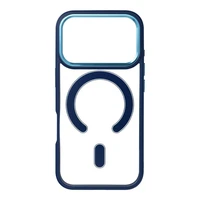 COLOR EDGE MAG COVER magnetinis dėklas telefonui, suderinamas su MagSafe, skirtas IPHONE 17 Pro, tamsiai mėlynas