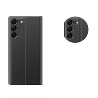 Naujas miego režimo dėklas telefonui Samsung S24+ su atvartu - juodas