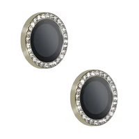 Temperuotas stiklas HARD DIAMOND kamerai (objektyvui) iPhone 17 titano spalvos, 2 vnt.