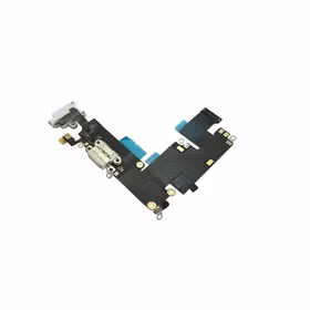 Lanksčioji jungtis skirta iPhone 6 Plus audio ir įkrovimo kontaktų, su mikrofonu šviesiai pilka naudota ORG