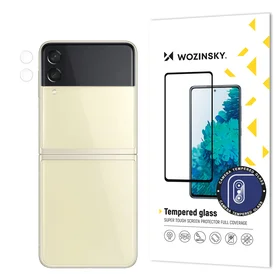 Wozinsky Apsauginis stiklas 9H grūdintas stiklas visoms Samsung Galaxy Z Flip 3 kameroms