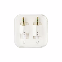 Kabelis AUX Jack 3,5 mm (vyriškas) į Jack 3,5 mm (vyriškas) dėžutėje 1 m baltas