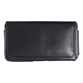 Horizontalus universalus dėklas CLASSIC 100A modelis 10 (Iphone X / Samsung S5/S7/A5/J5/Xcover 3 / Huawei P8 Lite) juodas