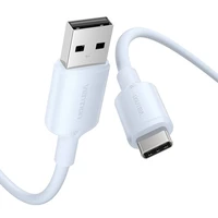 USB 2.0 A į USB-C 3A kabelis Vention CTQLH 2M (mėlynas)