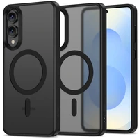 Tech-Protect MagMat Magnetinis dėklas telefonui Samsung Galaxy S25 Edge - matinės juodos spalvos