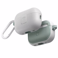 Uniq Clyde Lock dėklas AirPods Pro 2 - baltas ir žalias