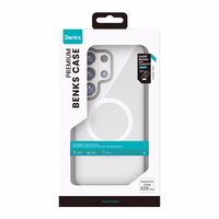 "Benks" magnetinis dėklas "Lucid Armor" (A048), skirtas "Samsung Galaxy S26", baltas