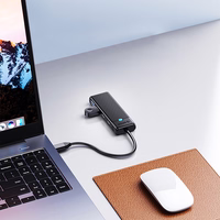 Orico PAPW4A-C3 USB-A Hub prijungimo stotelė 4x USB-A 3.0 - juoda