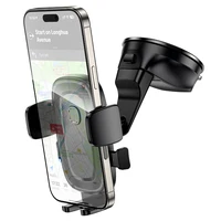 Borofone automobilio laikiklis BH132 Follower priekinio stiklo juodas