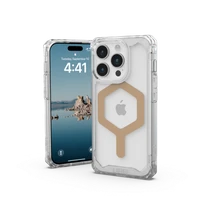 UAG Plyo Magnetinis dėklas telefonui iPhone 15 Pro - permatomas ir auksinis