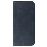 COMMON universalus knygos tipo dėklas (DYDIS M) Samsung S21/S10/Note/Note 2/Note 3/Huawei P30 Lite/P9/P9 Lite/Sony Xperia Z3/Z4/Z5, tamsiai mėlynas