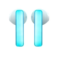 TWS Joyroom JR-TC1 IceLens Series belaidės ausinės su LED lemputėmis - baltos