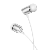 Borofone Ausinės BM66 New Sound su mikrofonu sidabrinės