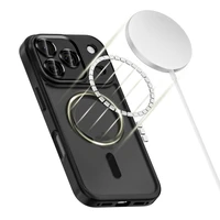 Tech-Protect MagCam MagSafe dėklas telefonui iPhone 17 Pro Max - matinė juoda