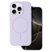 Magsafe plonas silikoninis dėklas Iphone 17 Air - violetinis