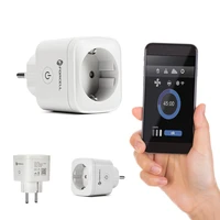 FORCELL F-ENERGY EU02 išmanusis kištukas 230V su WiFi, programuotoju ir Tuya/Amazon Alexa palaikymu - baltas