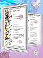 Kingxbar Lucky Series dėklas telefonui dekoruotas originaliais Swarovski kristalais iPhone 12 mini skaidrus