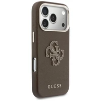 GUESS case for IPHONE 17 Pro GUHCP17L5PS4RGGW (PU FW Resin Logo) brown