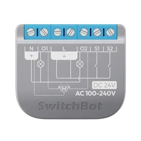 SwitchBot Relay Switch 2PM išmanusis dviejų kanalų jungiklis