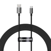Baseus kabelis Superior USB - USB-C 2,0m klasterinis juodas 100W