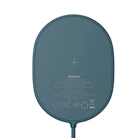 Baseus indukcinis įkroviklis LIGHT magnetinis Iphone 12 su Type C laidu (WXQJ-03) mėlynas