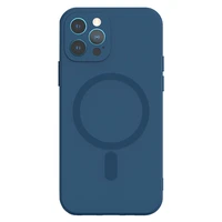 TEL PROTECT MagSilicone dėklas telefonui Iphone 12 Pro tamsiai mėlynas