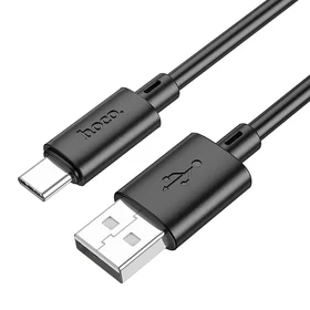 Kabelis USB-A į USB-C Hoco 3A 1 m X88 juodas