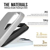 Dėklas Perfectionists Triangle Mag Case Apple iPhone 13/14 sidabrinis