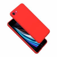 Crong Color Cover - dėklas iPhone SE (2022/2020) / 8 / 7 (raudonas)