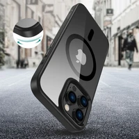 Tech-Protect MagMat Magnetinis dėklas telefonui iPhone 16 Pro Max - skaidrus