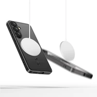 Tech-Protect MagFlex MagSafe dėklas Samsung Galaxy S25 Edge – skaidrus juodas