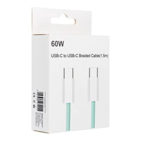 Kabelis Type-C į Type-C PD QC3.0 3A 60W C263 1,5 m žalias