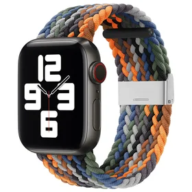 Laikrodžio juosta Apple Watch 38/40/41 mm – pyninė audinio juosta, įvairiaspalvė