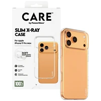 CARE by PanzerGlass Madingas X-Ray Minkštas Pagrindinis dėklas telefonui iPhone 17 Pro Max - Skaidrus
