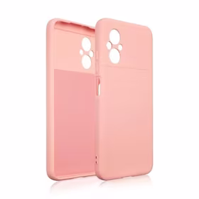 Beline Dėklas Silicone Xiaomi Poco M5 rožinis auksinis