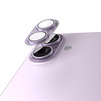 Etteri full camera lens guard for iPhone 17 rožinis