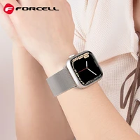 FORCELL F-DESIGN FA03 magnetinis nerūdijančio plieno dirželis APPLE Watch 38 / 40 / 41 mm senovinis auksas