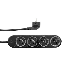 Išmanioji 12A Shelly Power Strip 4 Gen4 Zigbee/Matter juoda
