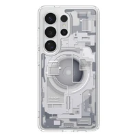 Spigen Ultra Hybrid Mag MagSafe Case for Samsung Galaxy S26 Ultra Zero One - Clear and White