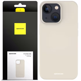 Spacecase silikoninis dėklas iPhone 13 kaulo spalvos