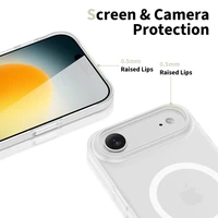 Tech-Protect MagFlex Magnetinis dėklas telefonui iPhone 17 Air - Skaidrus matinis