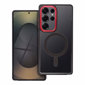 Dėklas "Color Edge Mag Cover" Samsung S942 S26 juodas / raudonas