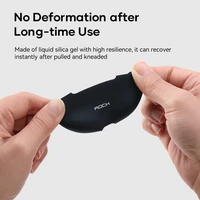 Rock Silikoninis dėklas Airpods 3 juodas