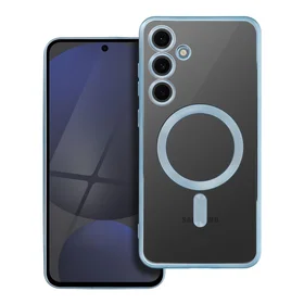 Dėklas telefonui ELECTRO MAG COVER, suderinamas su MagSafe, skirtas SAMSUNG S24 FE, mėlynas