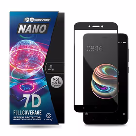 Crong 7D Nano lankstus Glass – Full Coverage Hybrid ekrano apsauga 9H Xiaomi Redmi 5A