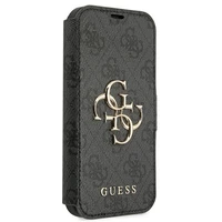 Guess GUBKP13X4GMGGR iPhone 13 Pro Max 6.7" dėklas pilkas 4G Big Metal Logo