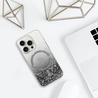 Tel Protect Moonlite Magnetinis dėklas telefonui Iphone 15 juodas skaidrus