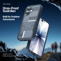 Dėklas Dux Ducis Shld Apple iPhone 17 juodas (Rhythm Pattern)